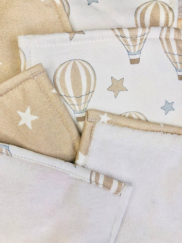 Lingettes - Montgolfière Beige